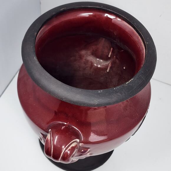 Gothic Red & Black Damask Vase - Picture 6 of 10